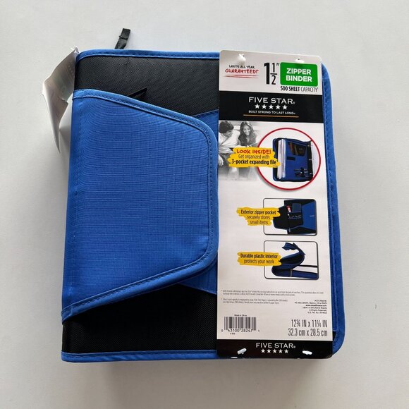 Five Star Ring Fixture Sewn Binder Cobalt Blue - Picture 10 of 12